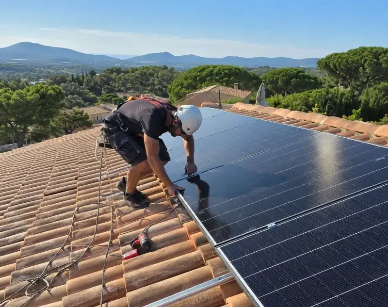 Installateur panneaux solaires Lamotte-du-Rhône — pose photovoltaïque sur toiture