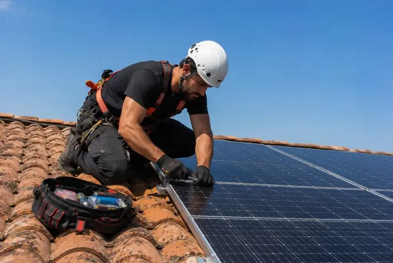 Maintenance et monitoring de panneaux solaires à Lamotte-du-Rhône