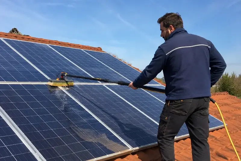 Nettoyage et entretien de panneaux solaires à Lamotte-du-Rhône